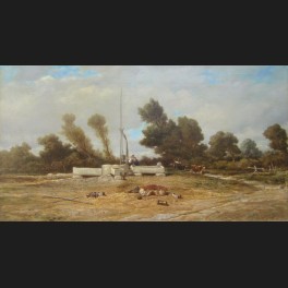http://www.cerca-trova.fr/1046-thickbox_default/emile-loubon-paysanne-berger-et-troupeau-a-l-abreuvoir-tableau.jpg
