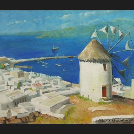http://www.cerca-trova.fr/10633-thickbox_default/helene-besnard-giraudias-vue-du-port-de-mykonos-depuis-le-moulin-tableau.jpg