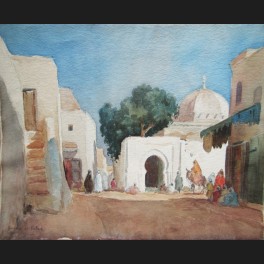 http://www.cerca-trova.fr/10854-thickbox_default/dessin-aquarelle-leon-jean-giordano-di-palma-rue-animee-avec-un-homme-a-cheval-maroc-aquarelle.jpg