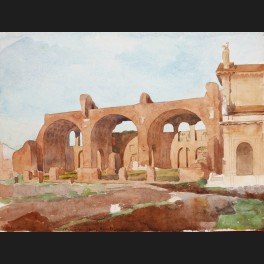 http://www.cerca-trova.fr/11158-thickbox_default/ecole-francaise-debut-xxeme-siecle-la-basilique-de-maxence-sur-le-forum-a-rome-aquarelle.jpg