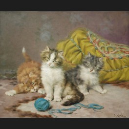 http://www.cerca-trova.fr/12588-thickbox_default/daniel-merlin-trois-chatons-jouant-avec-une-pelote-de-laine-bleue-tableau.jpg