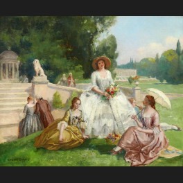 http://www.cerca-trova.fr/12800-thickbox_default/ecole-francaise-circa-1900-1920-dans-le-gout-de-henri-victor-lesur-conversation-dans-un-parc-tableau.jpg