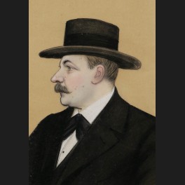 http://www.cerca-trova.fr/15605-thickbox_default/ecole-francaise-circa-1900-portrait-d-homme-au-chapeau-et-a-la-moustache-de-profil-dessin.jpg