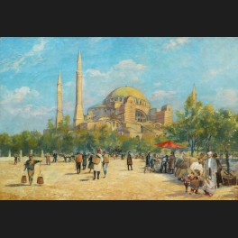 http://www.cerca-trova.fr/16112-thickbox_default/prosper-henri-wirth-place-animee-devant-la-mosquee-sainte-sophie-a-istambul-tableau.jpg