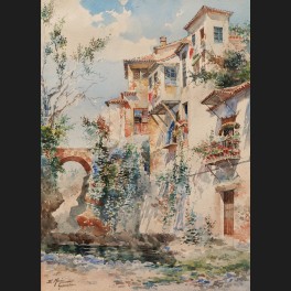 http://www.cerca-trova.fr/17005-thickbox_default/enrique-marin-sevilla-maisons-et-pont-sur-la-riviere-a-grenade-aquarelle.jpg