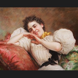 http://www.cerca-trova.fr/17009-thickbox_default/pierre-adolphe-huas-femme-souriant-assise-dans-un-canape-pastel.jpg