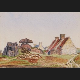 http://www.cerca-trova.fr/18400-thickbox_default/ecole-francaise-circa-1920-chaumieres-bretonnes-et-blocs-de-granit-a-tregastel-aquarelle.jpg