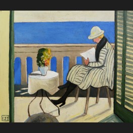 http://www.cerca-trova.fr/19298-thickbox_default/ecole-francaise-circa-1920-femme-lisant-sur-un-balcon-devant-la-mer-tableau.jpg