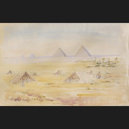 http://www.cerca-trova.fr/19616-thickbox_default/ecole-francaise-ou-anglaise-du-xxeme-siecle-les-pyramides-de-gizeh-avec-un-campement-de-nomades-dessin.jpg