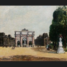 http://www.cerca-trova.fr/20942-thickbox_default/lucien-wormser-vue-animee-devant-l-arc-de-triomphe-du-carrousel-aux-tuileries-tableau.jpg