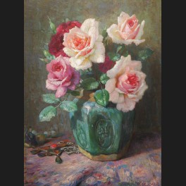 http://www.cerca-trova.fr/22071-thickbox_default/pascal-de-beucker-roses-dans-un-vase-en-gres-vert-tableau.jpg