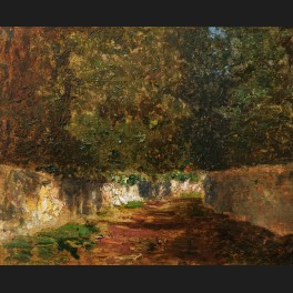 http://www.cerca-trova.fr/22119-thickbox_default/ecole-francaise-impressionniste-circa-1880-chemin-longeant-un-mur-surmonte-d-arbres-tableau.jpg