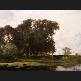 http://www.cerca-trova.fr/22164-thickbox_default/auguste-joseph-delessard-paysage-a-la-cabane-au-bord-d-un-etang-tableau.jpg