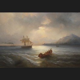 http://www.cerca-trova.fr/3840-thickbox_default/attribue-a-ivan-konstantinovich-aivazovsky-marins-en-barque-et-bateaux-au-couchant-en-mer-mediterrannee-tableau.jpg