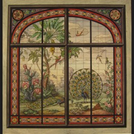 http://www.cerca-trova.fr/4838-thickbox_default/ferdinand-corinthe-dandois-projet-de-vitrail-exotique-aux-paons-aquarelle.jpg