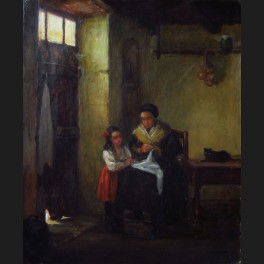 http://www.cerca-trova.fr/494-thickbox_default/jean-antoine-armand-vergeaud-mere-cousant-avec-sa-fille-tableau.jpg