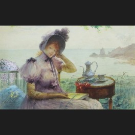 http://www.cerca-trova.fr/5265-thickbox_default/maximilienne-goepp-guyon-elegante-buvant-le-the-sur-une-terrasse-en-bord-de-mer-aquarelle.jpg