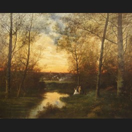 http://www.cerca-trova.fr/5906-thickbox_default/eugene-victor-de-flogny-elegante-compagnie-au-bord-de-la-riviere-au-crepuscule-tableau.jpg