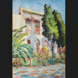 http://www.cerca-trova.fr/6034-thickbox_default/louis-ernest-lessieux-la-maison-des-arts-indigenes-a-meknes-au-maroc-aquarelle.jpg