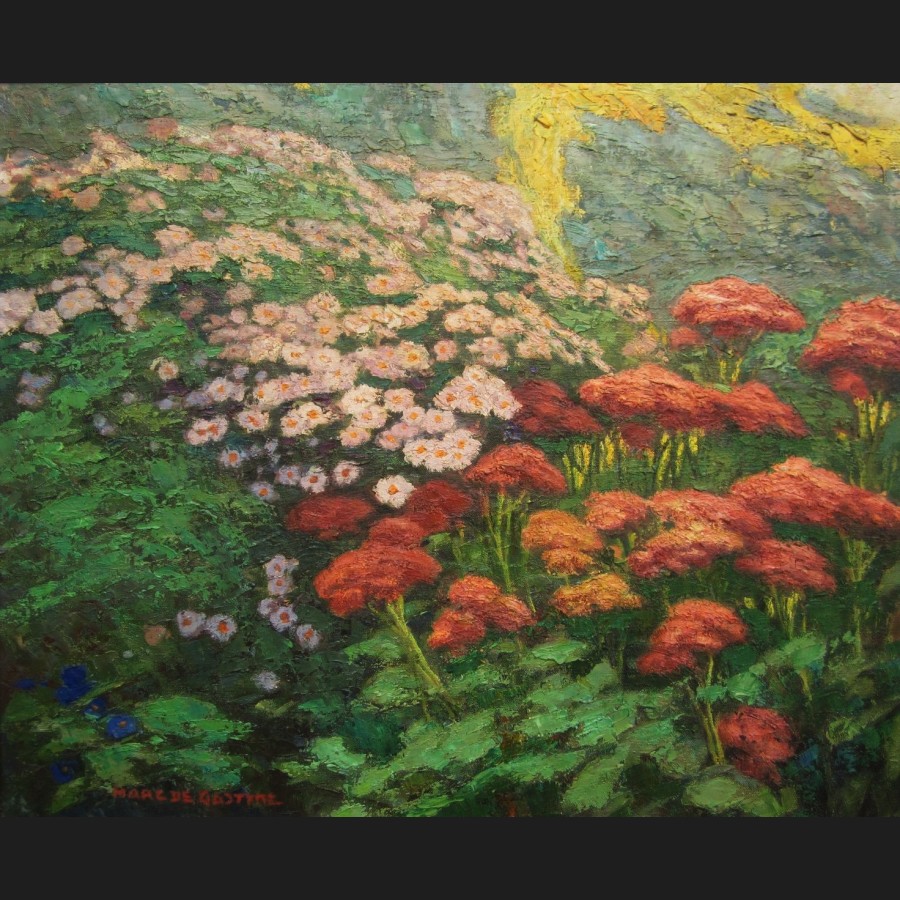 Marco de GASTYNE, Paysage fleuri, tableau Galerie Cerca Trova