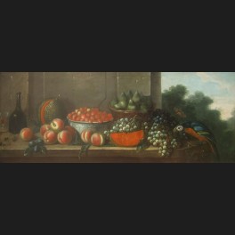 http://www.cerca-trova.fr/887-thickbox_default/ecole-francaise-ou-flamande-du-xviiieme-siecle-nature-morte-aux-fruits-et-perroquet-sur-un-entablement-tableau.jpg