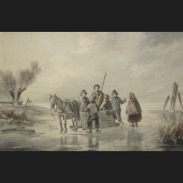 http://www.cerca-trova.fr/9654-thickbox_default/attribue-a-andreas-schelfhout-1787-1870-enfants-et-traineau-sur-un-lac-gele-aquarelle.jpg